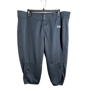 Women Under Armour Softball Pant Size 2XL New-Black Performance Stretch Knickers